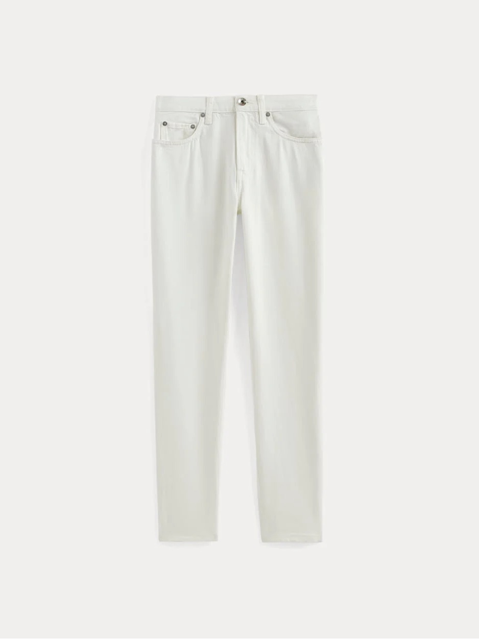 Everlane Straight Leg Jeans In White